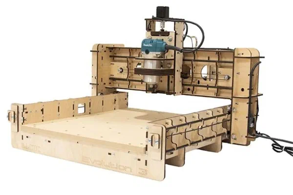 A Bob's CNC Evolution 3 CNC machine.