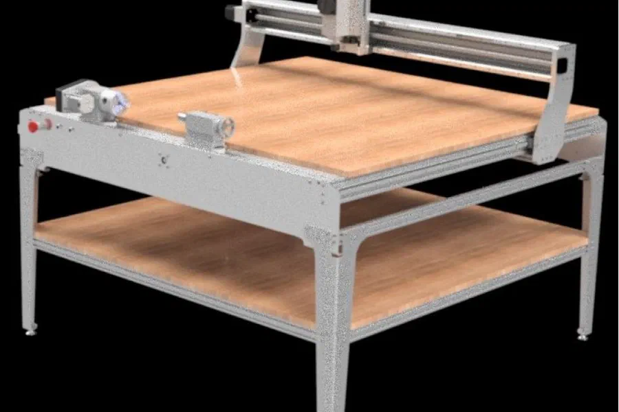 A CNC4Newbie PRO4848BL CNC machine.