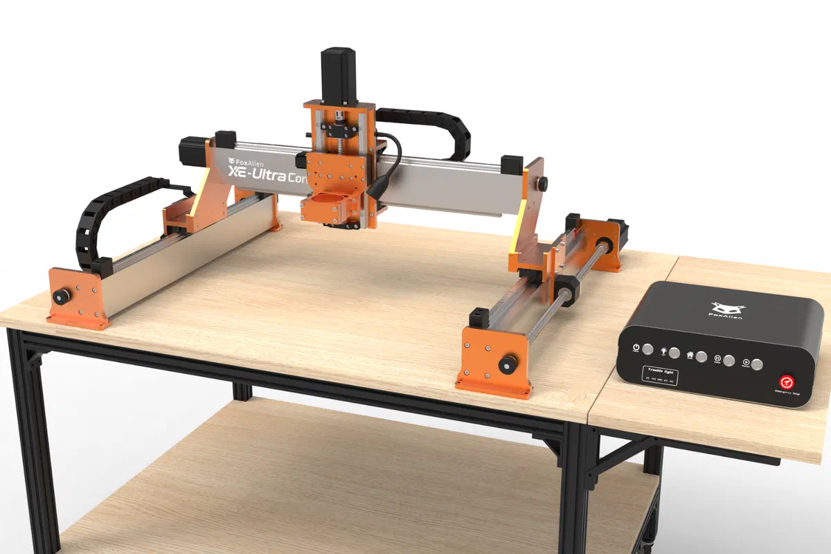 A FoxAlien XE-Ultra Core CNC machine.