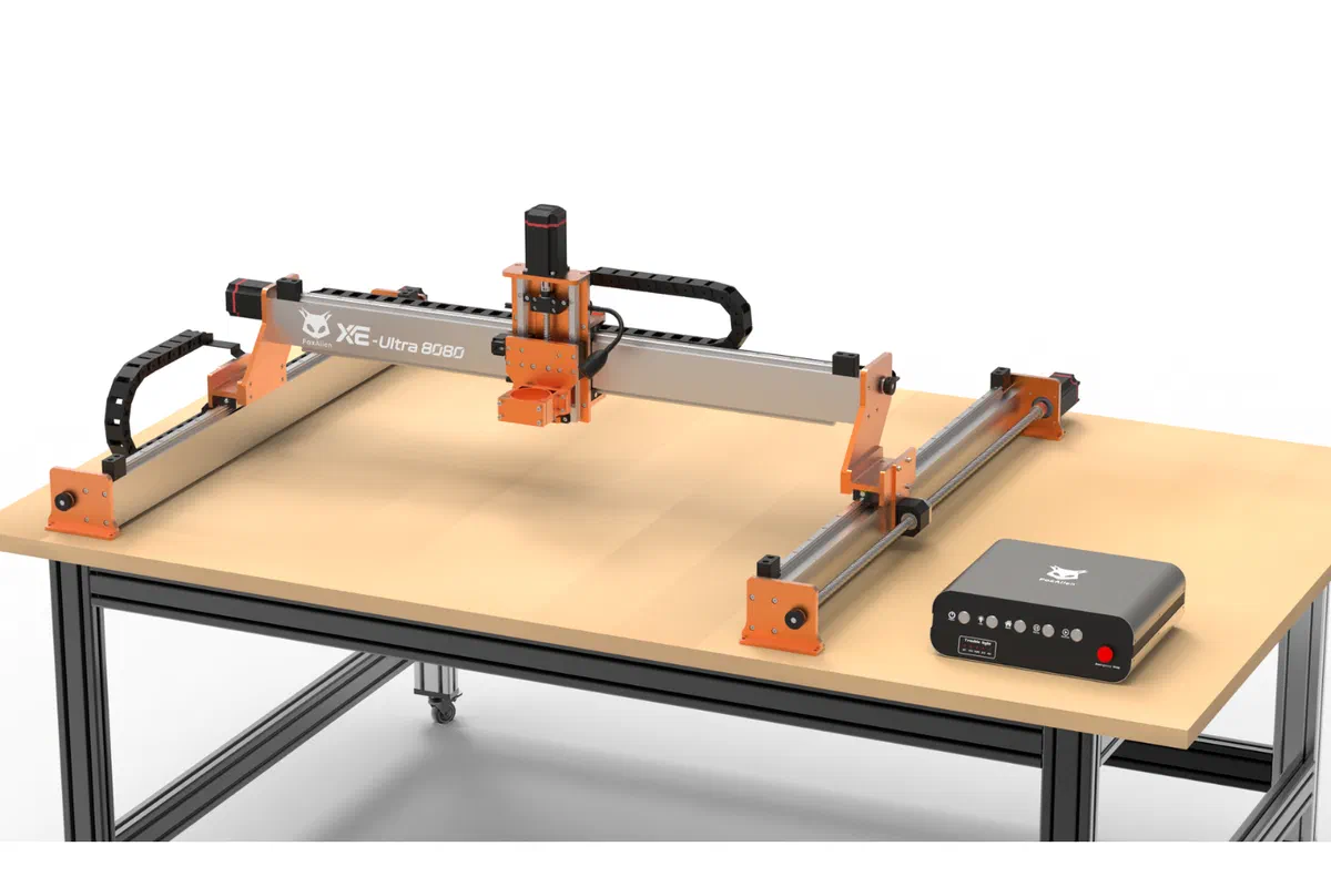 A FoxAlien XE-Ultra CNC machine.