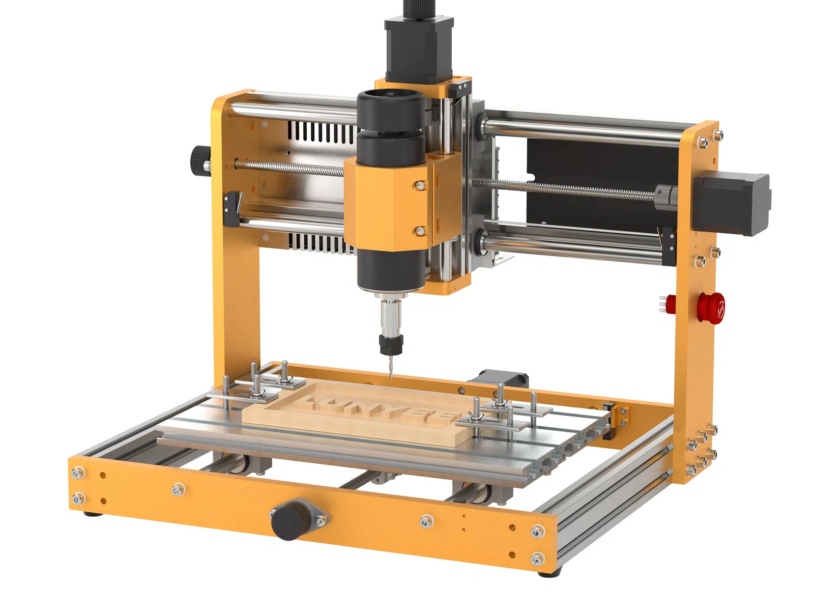 A Lunyee 3018 Pro Max CNC machine.