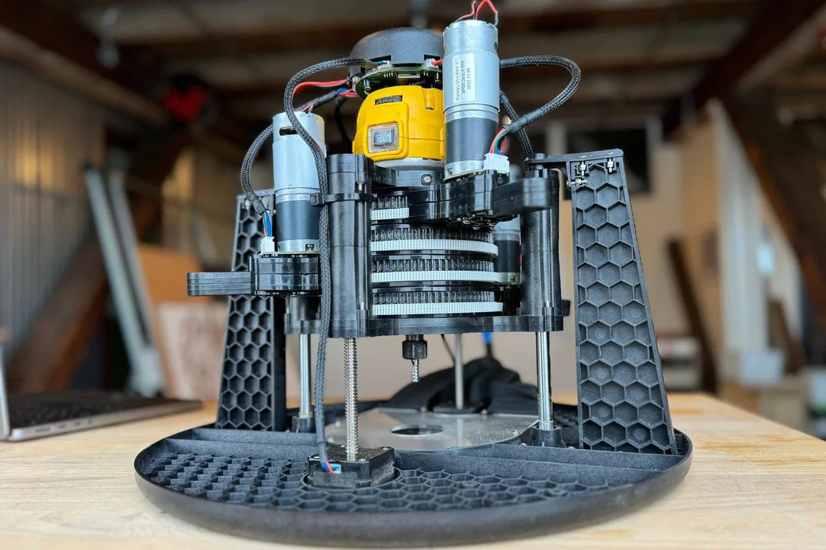 A Maslow CNC machine.