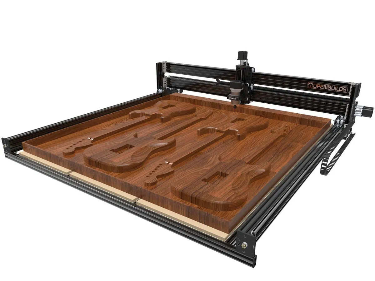An OpenBuilds LEAD CNC Machine 1515 (60 x 60 in) CNC machine.