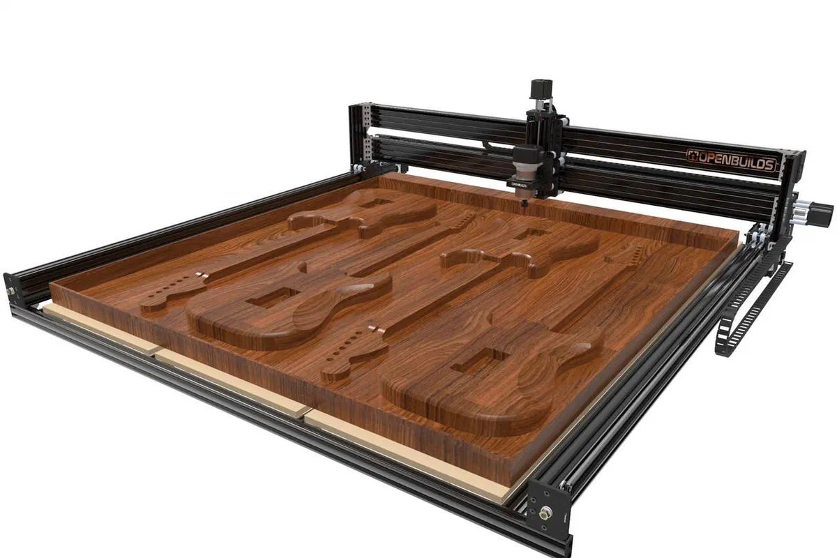 An OpenBuilds LEAD CNC Machine 1515 (60 x 60 in) CNC machine.