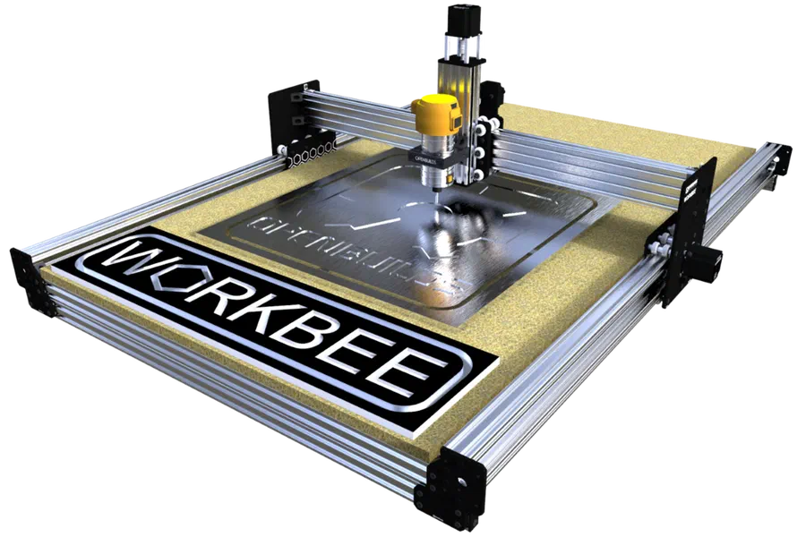An OpenBuilds WorkBee 1510 (60 x 40 in) CNC machine.