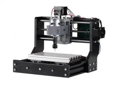 A SainSmart Genmitsu 1810-PRO CNC machine.