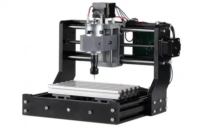 A SainSmart Genmitsu 1810-PRO CNC machine.