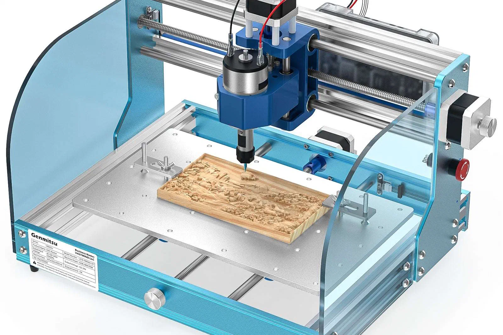 A SainSmart Genmitsu 3018-PROVer V2 CNC machine.