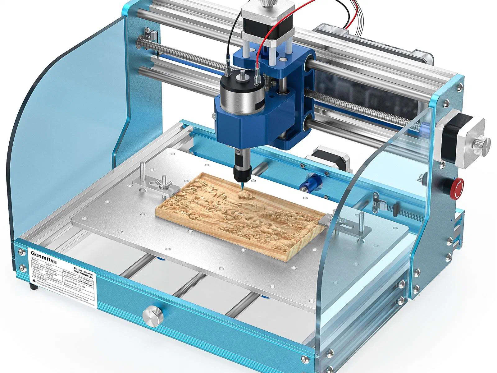 A SainSmart Genmitsu 3018-PROVer V2 CNC machine.