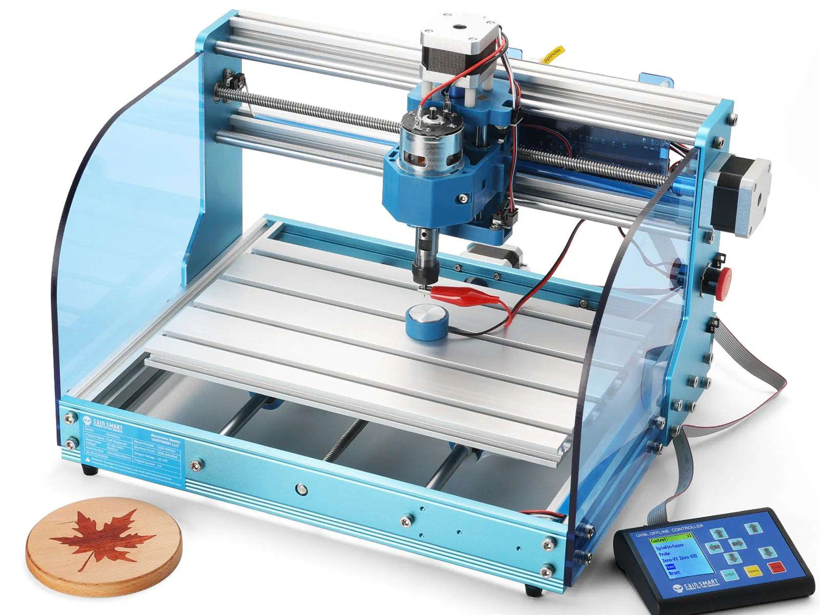 A SainSmart Genmitsu 3018-PROVer CNC machine.