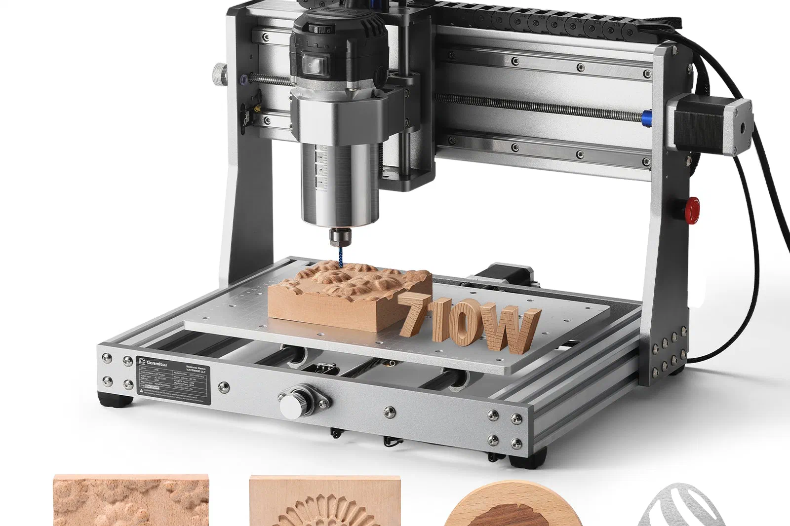 A SainSmart Genmitsu 3020-PRO Ultra CNC machine.