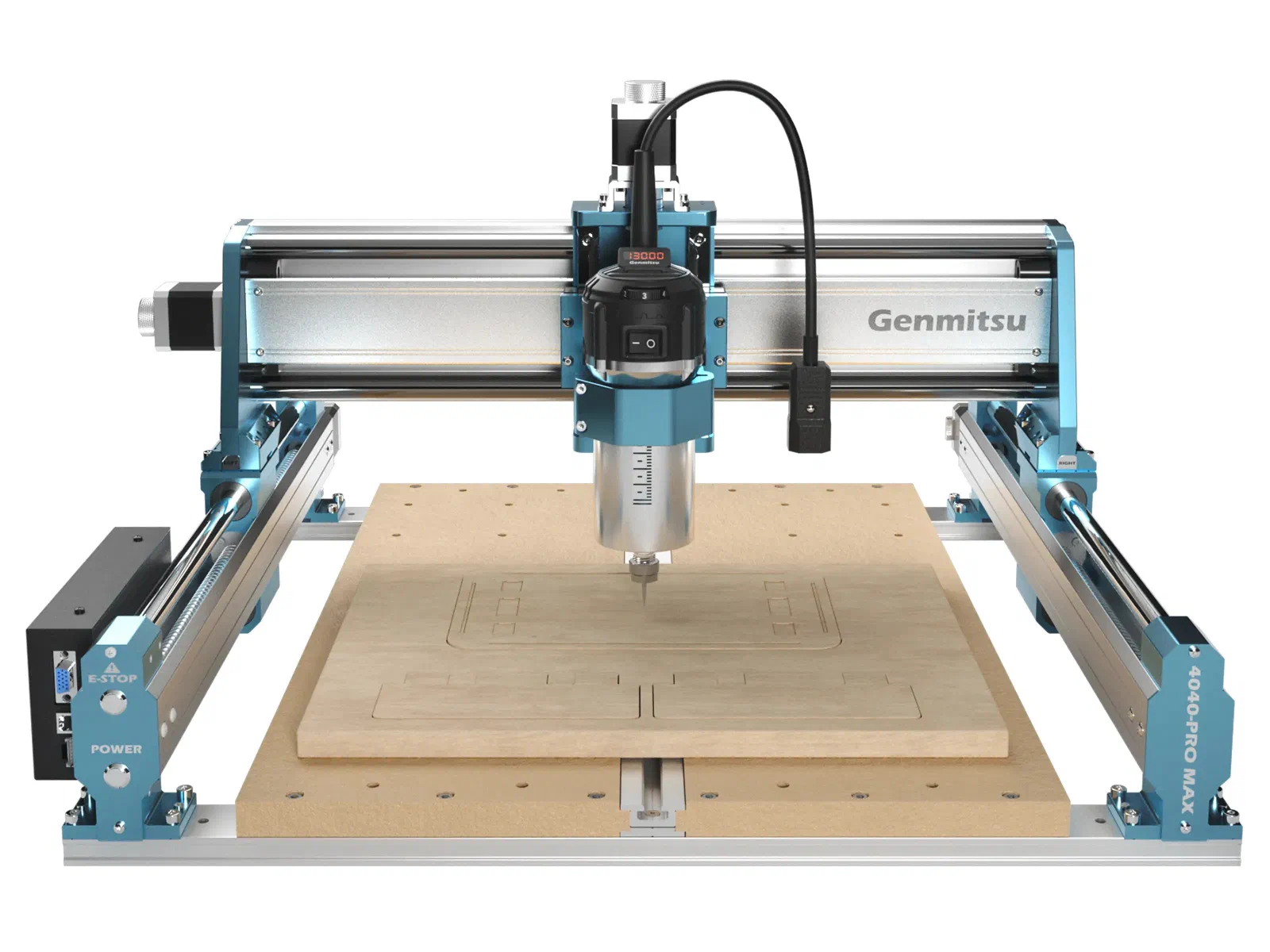 A SainSmart Genmitsu 4040-PRO MAX CNC machine.