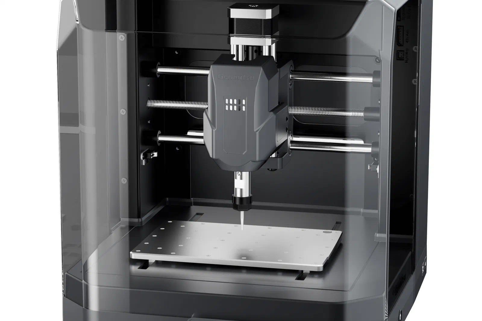 A SainSmart Genmitsu Cubiko CNC Router CNC machine.