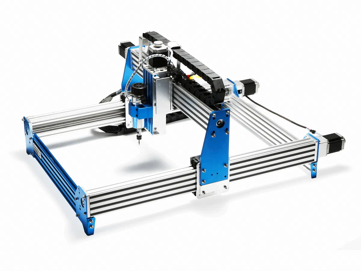A SainSmart Genmitsu PROVerXL 4030 (6060 Expansion) CNC machine.