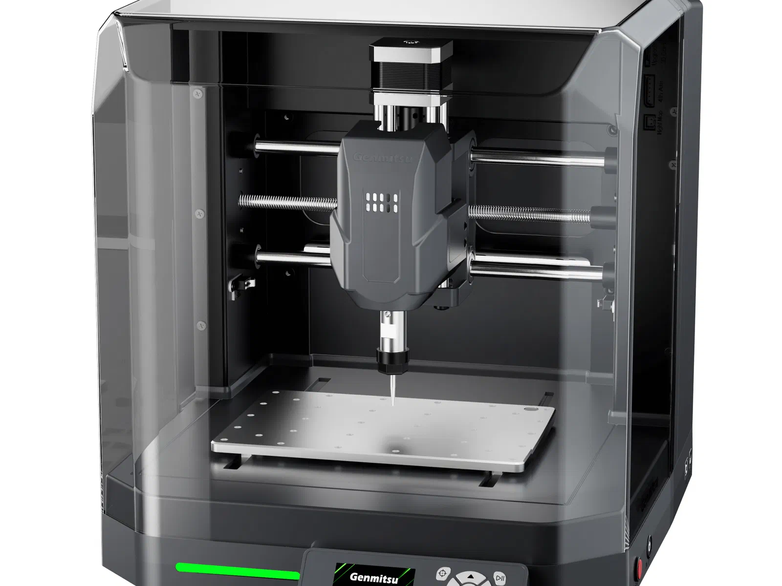 A SainSmart Genmitsu CNC machine.